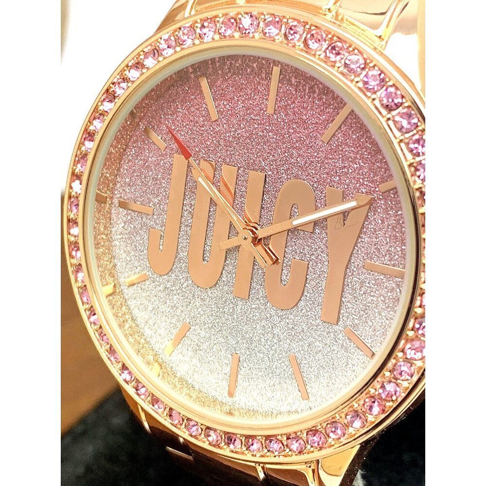 Juicy By Juicy Couture Women's Watch Jc/5004 Quartz Rose Gold Tone Steel